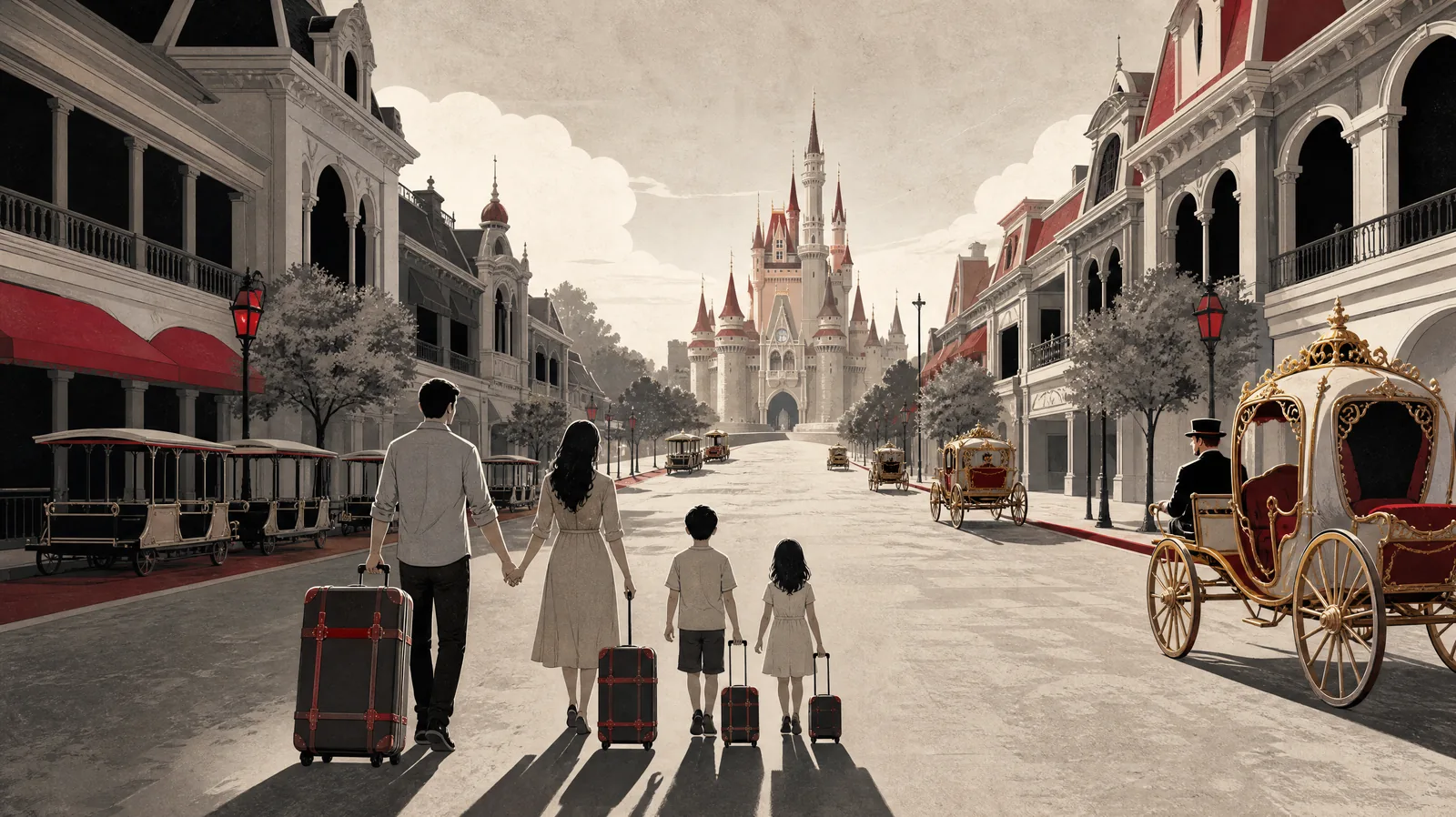 Middle-class families cut back travel, quietly draining tourist-city demand