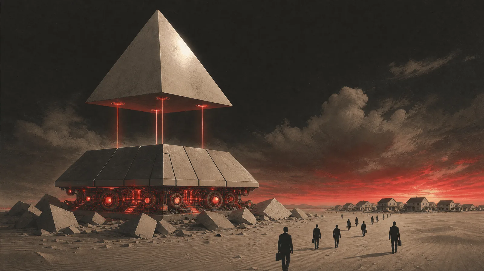 The judgment economy survives, but the middle of the pyramid disappears